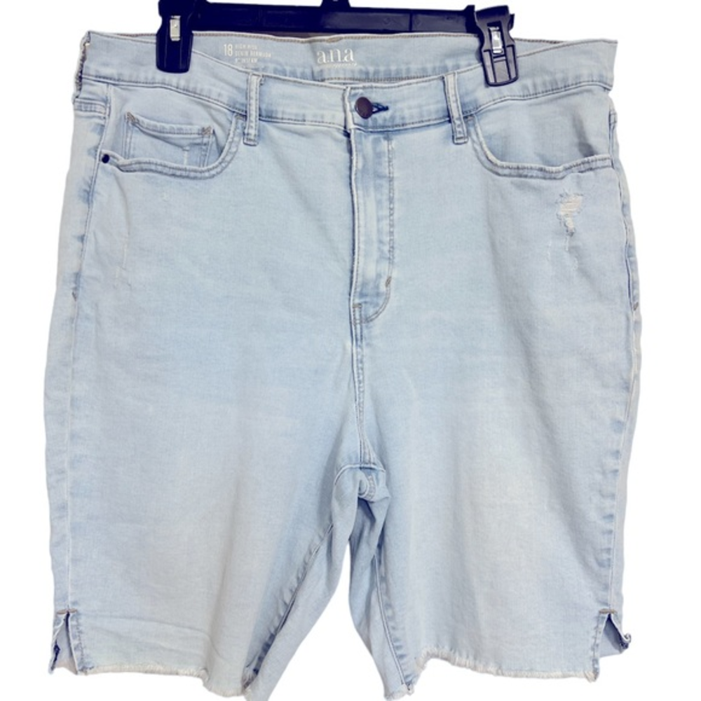 a.n.a High Rise Denim Bermuda‎ Shirts - Size 18